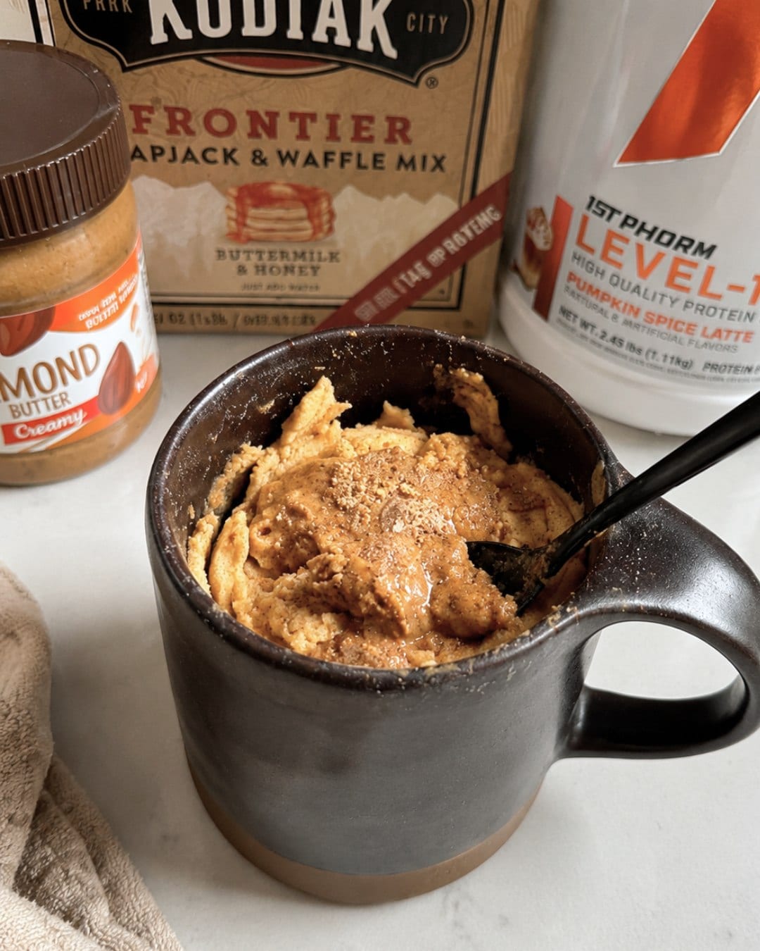 Pumpkin Spice Protein Mug Cake