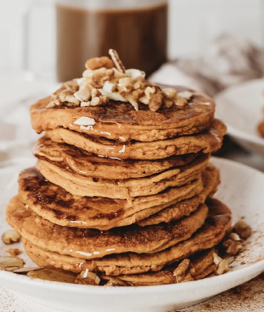 Pumpkin Spice Protein Pancakes